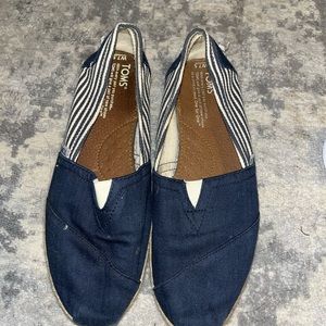 navy toms (worn in)